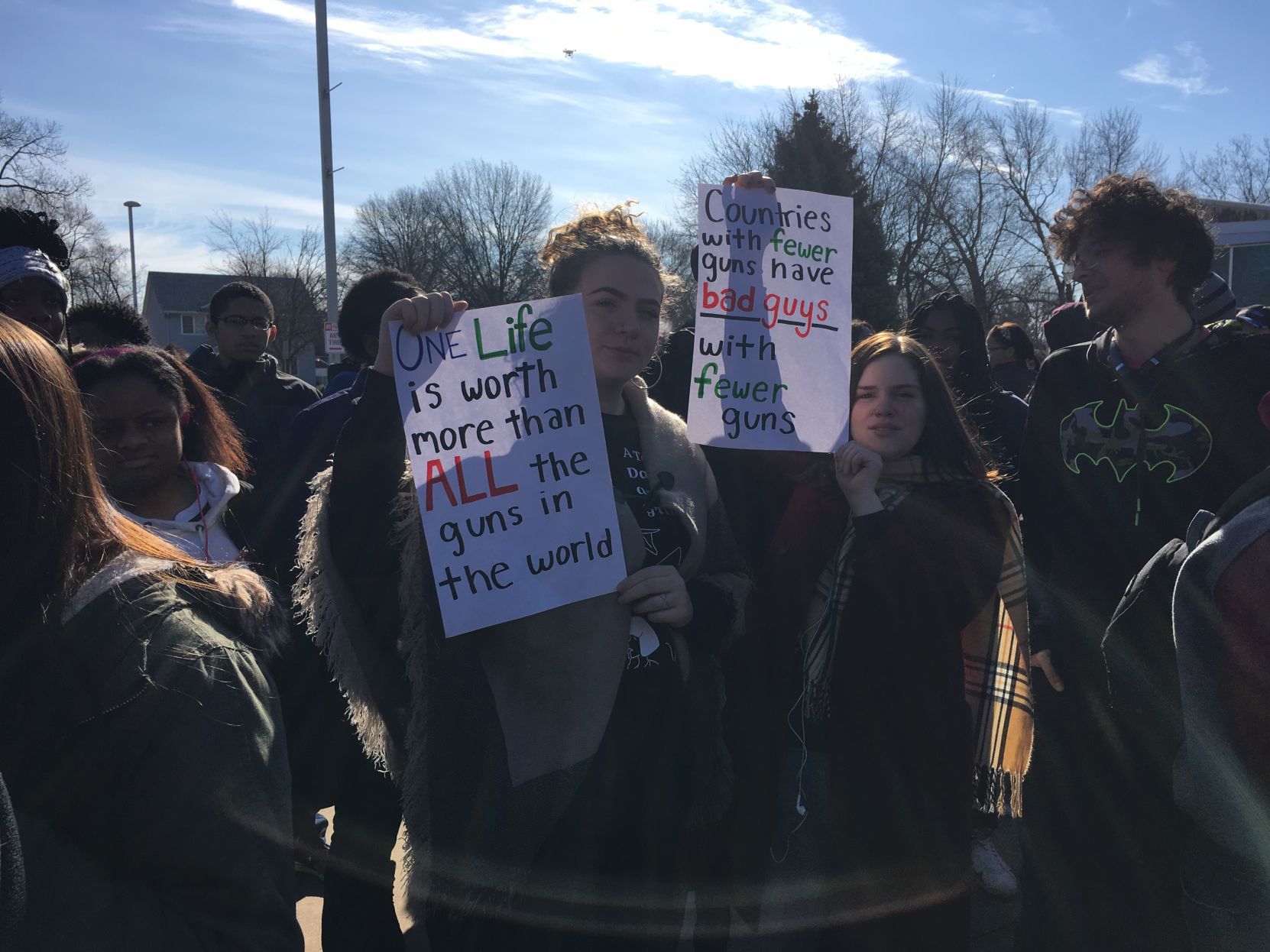 T.F. South walkout